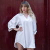 white dress summer