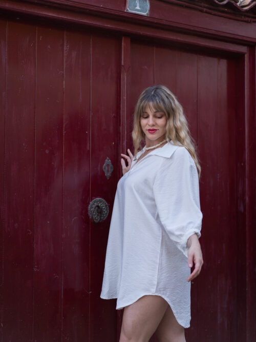 white dress summer